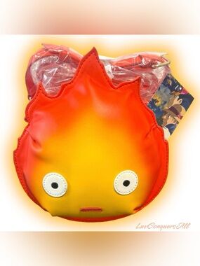 Studio Ghibli Howl's Moving Castle Calcifer Figural Crossbody Bag